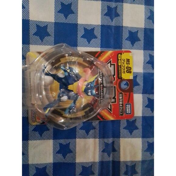 Takara Tomy Pokemon Monster Collection MS-08 Figure, Greninja Quajutsu Amphinobi - Picture 1 of 5